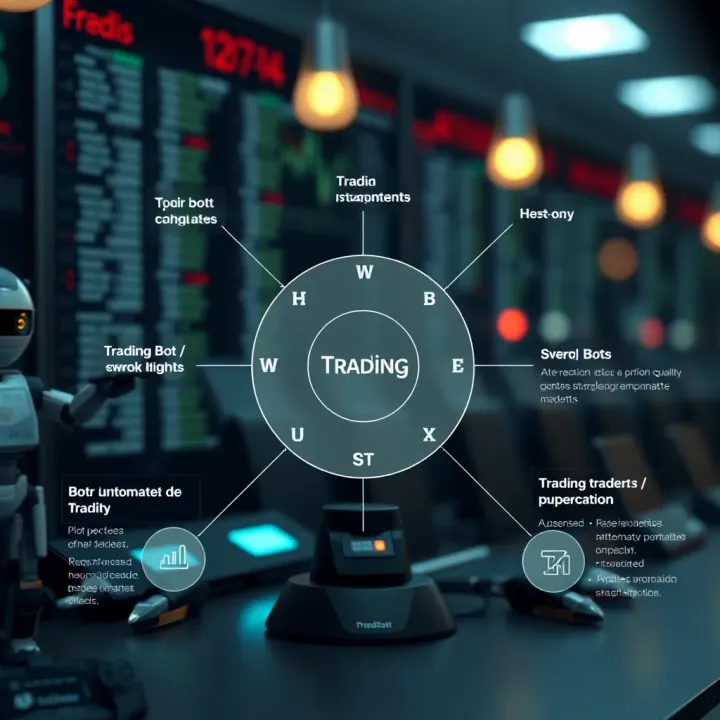 Types of Trading Bots and Their Strategies Diagram depicting different types of trading bots and their strategies in financial markets