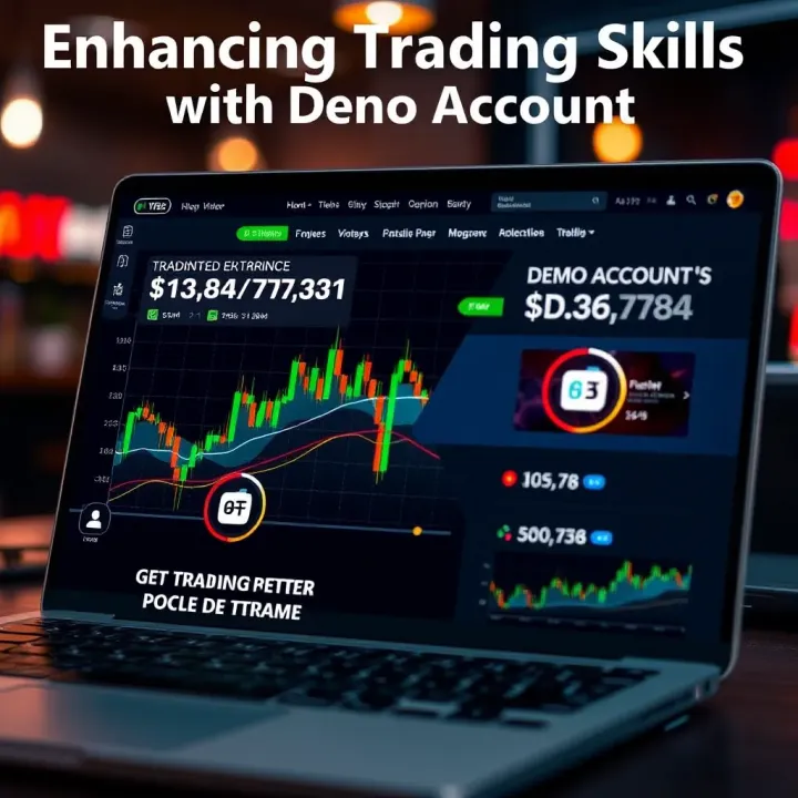 Graphical representation of trading strategies and performance improvement using demo account