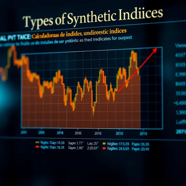 Graph illustrating different types of synthetic indices and interpretation keys