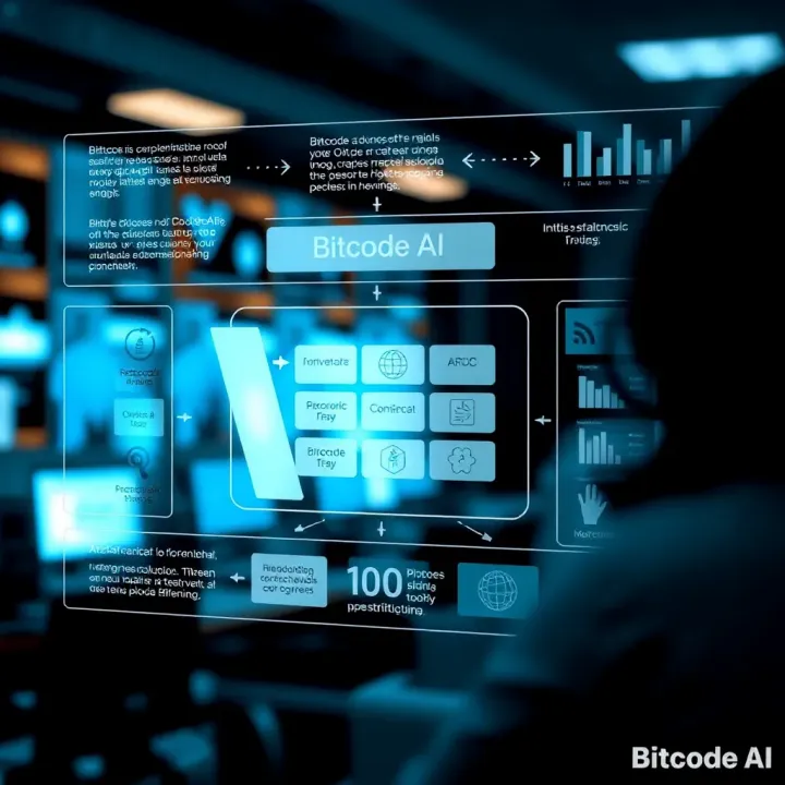 Diagram illustrating the architecture and workflow of Bitcode AI technology